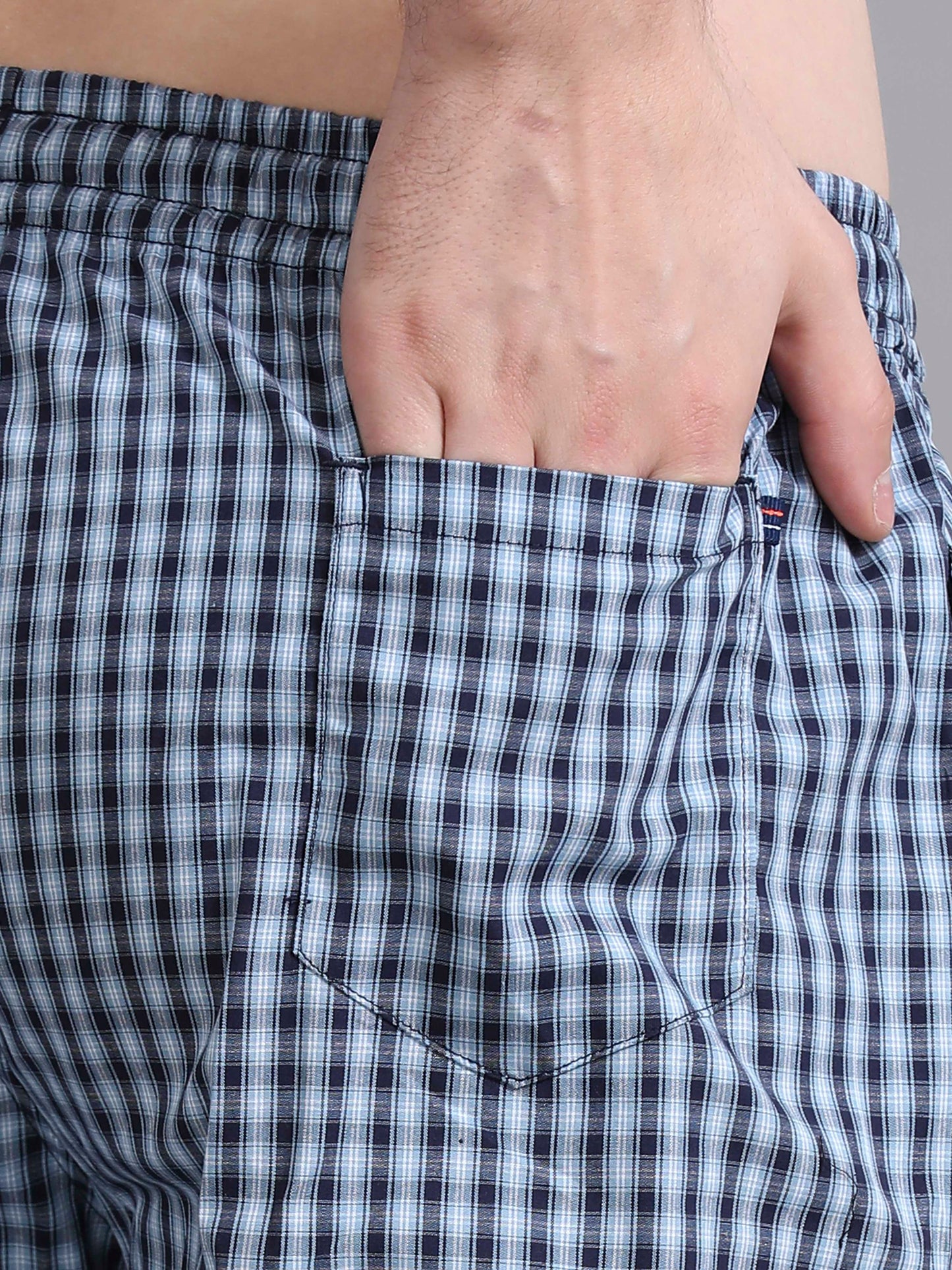 Checks Pyjama with zip pocket