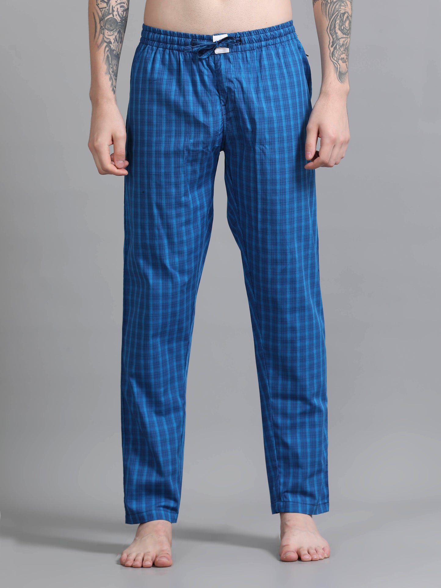 Checks Pyjama with zip pocket