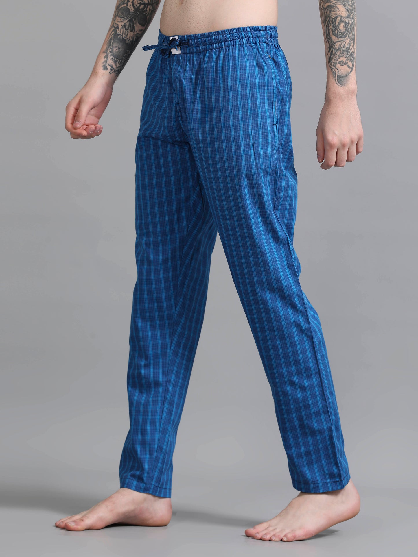 Checks Pyjama with zip pocket