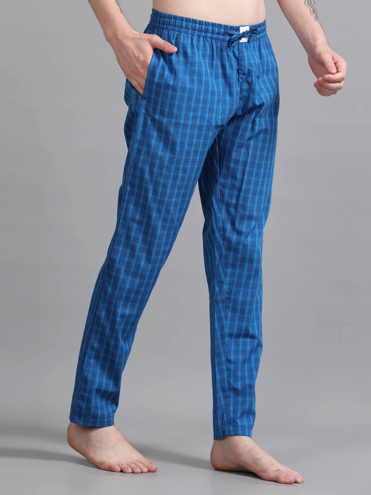 Checks Pyjama with zip pocket