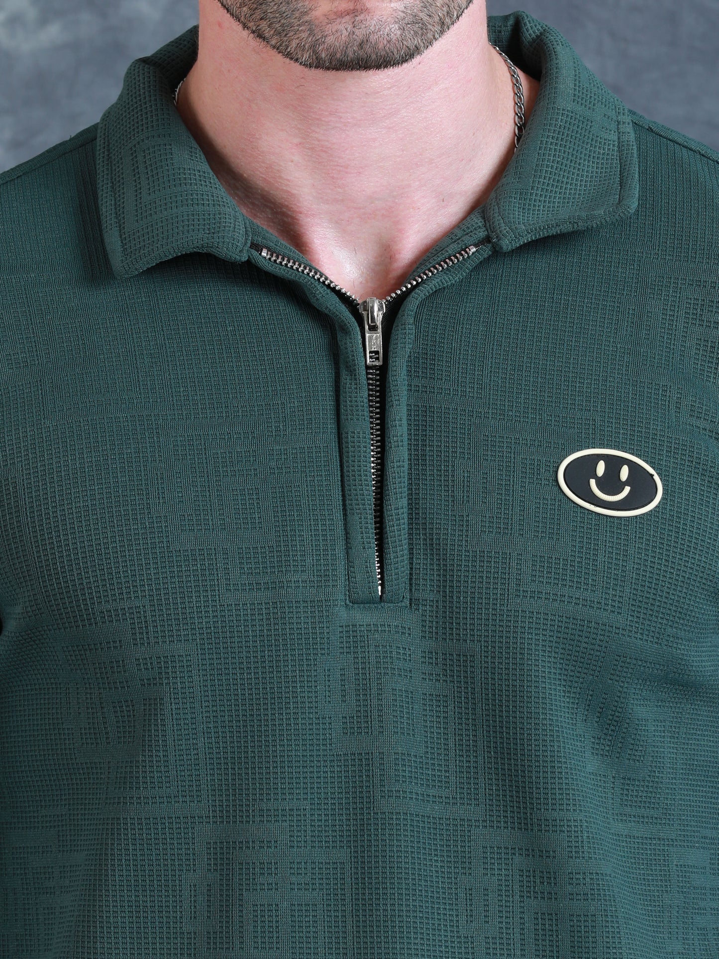 Imported Jumpers 420gsm Sweat Shirt - Green fully stretch