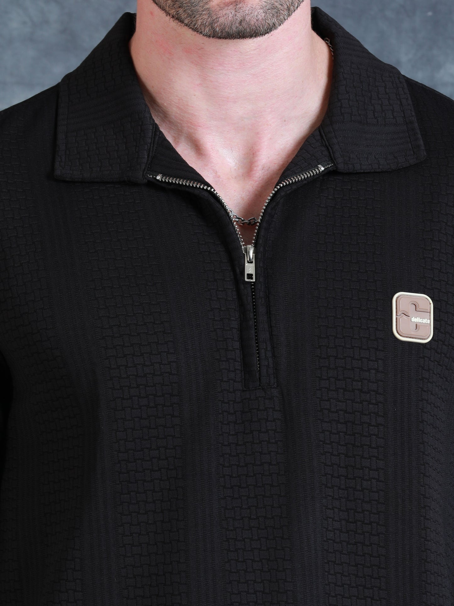 Imported Jumpers 320gsm Sweat Shirt - Black fully stretch