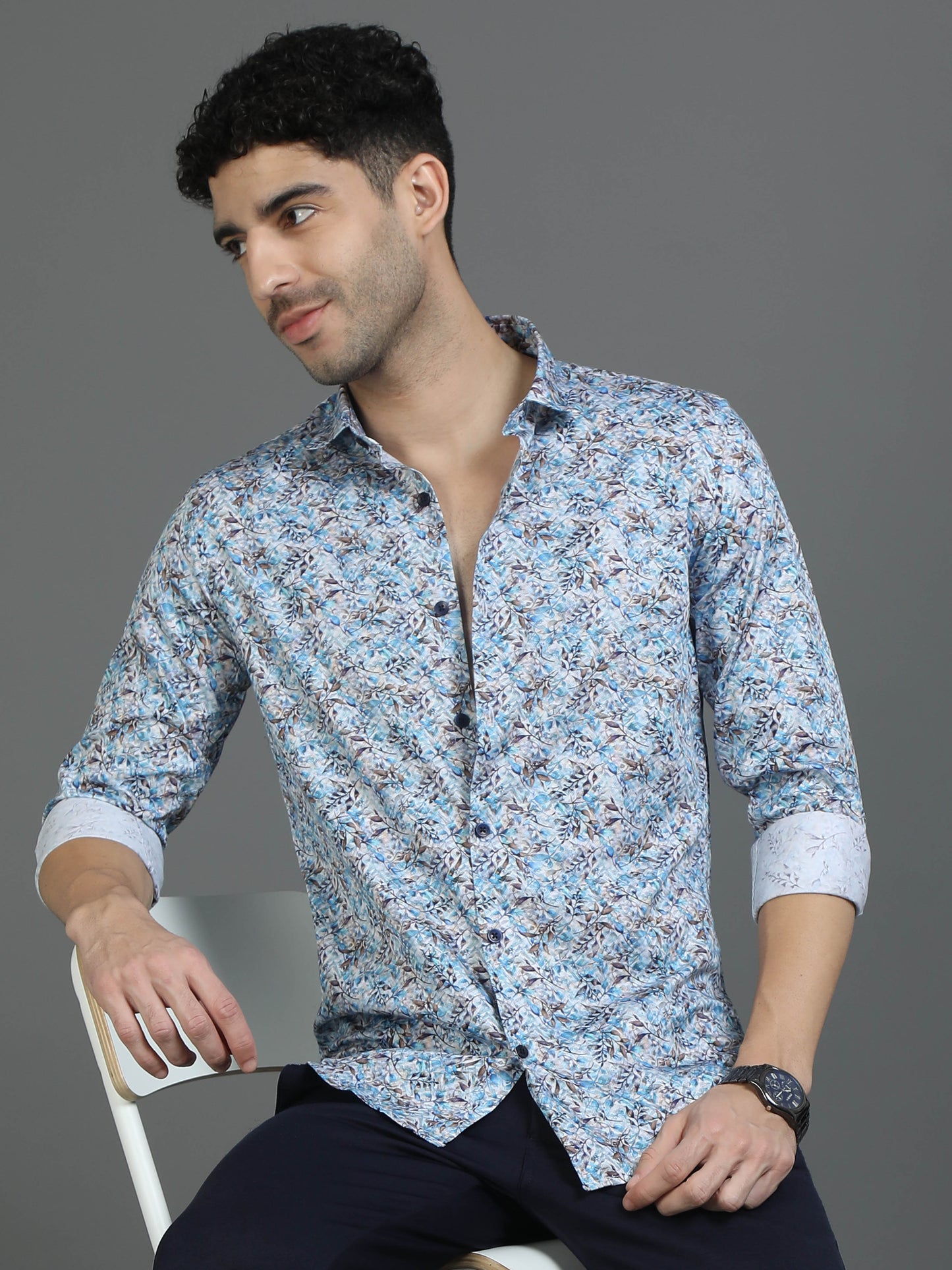 Blue Signature Style Shirt