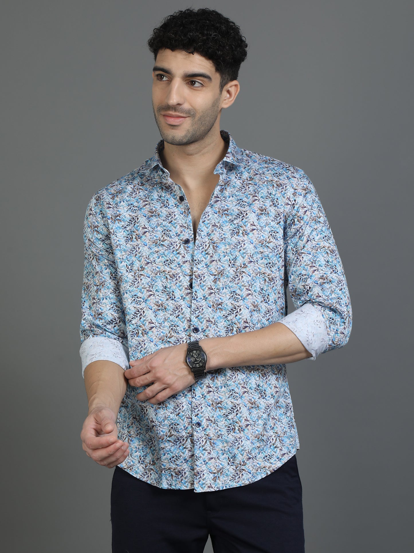 Blue Signature Style Shirt