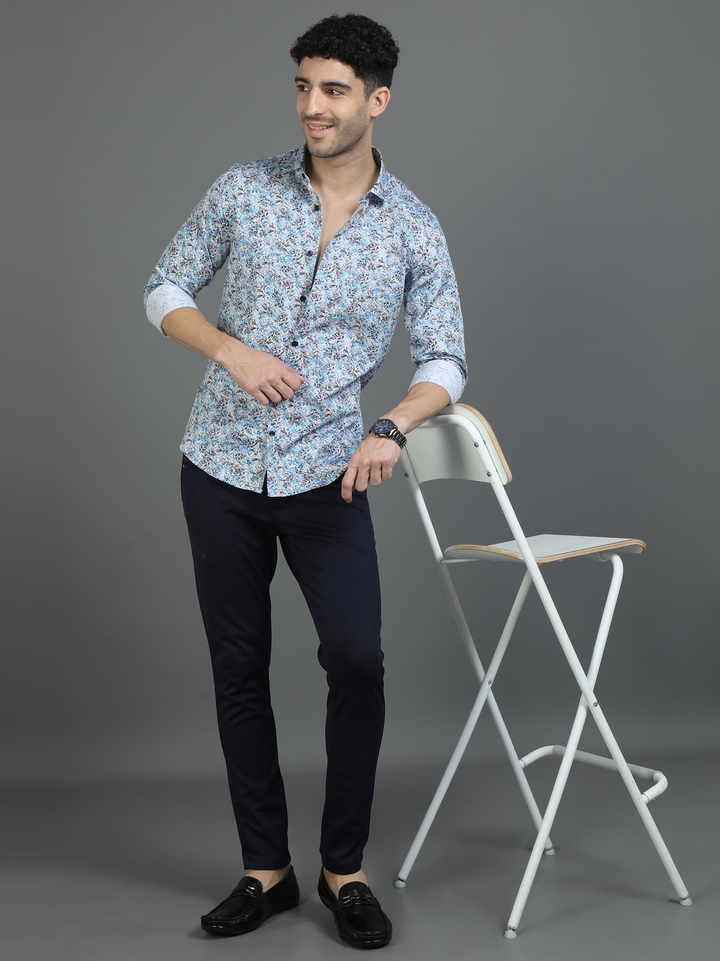 Blue Signature Style Shirt