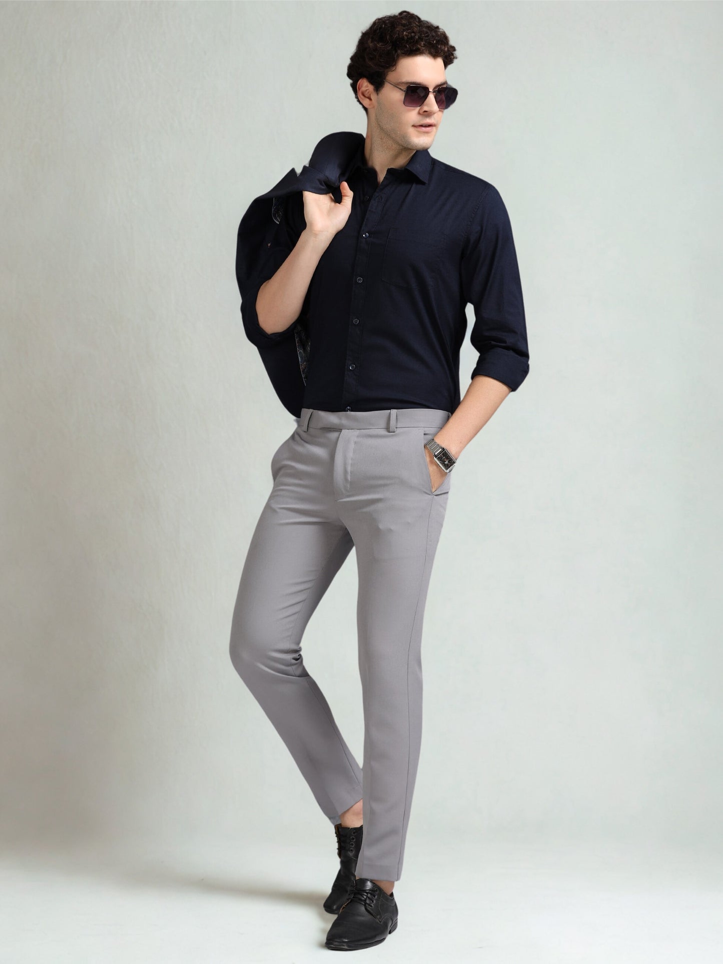 Navy Oxford Shirt