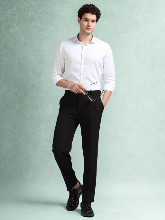 White 60's Satin lycra Shirt