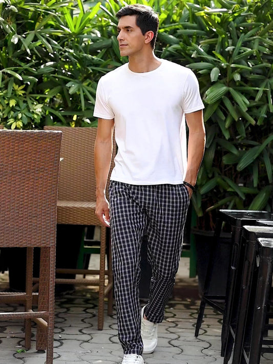 Checks Pyjama with zip pocket