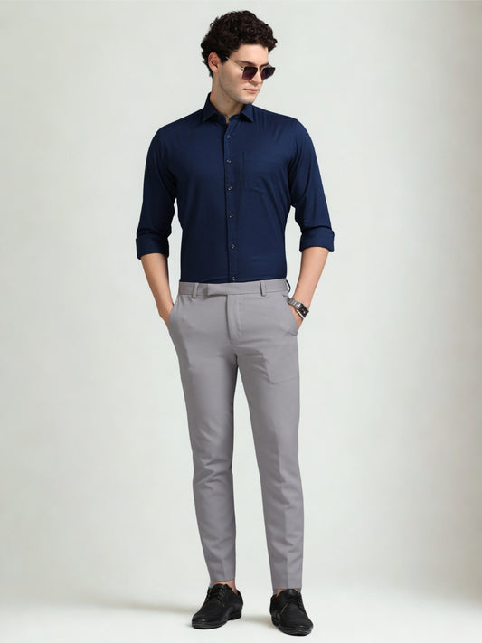 Navy Blue Oxford Shirt