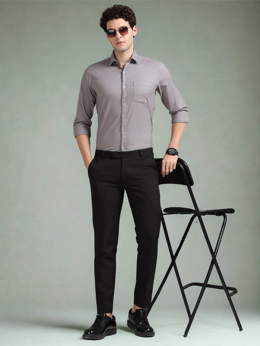Grey Oxford Shirt