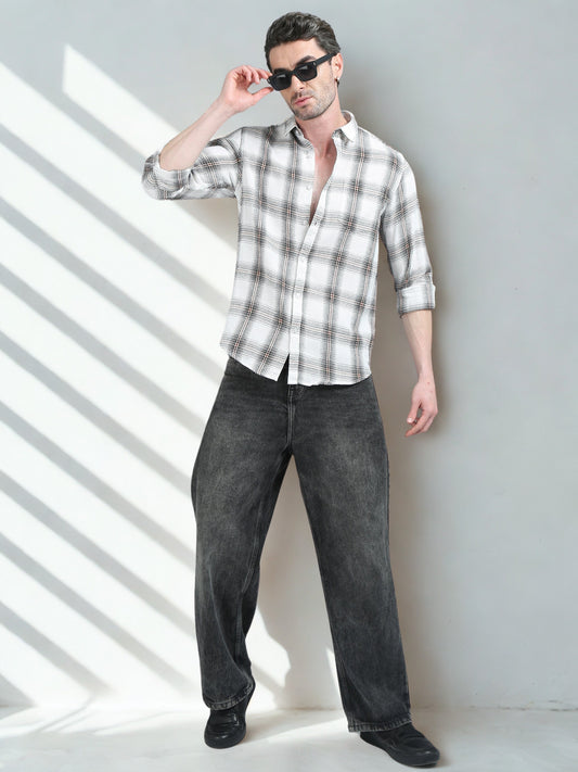 Grey Checks Shirt