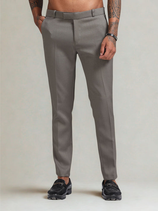 Dark Grey Linen Trouser