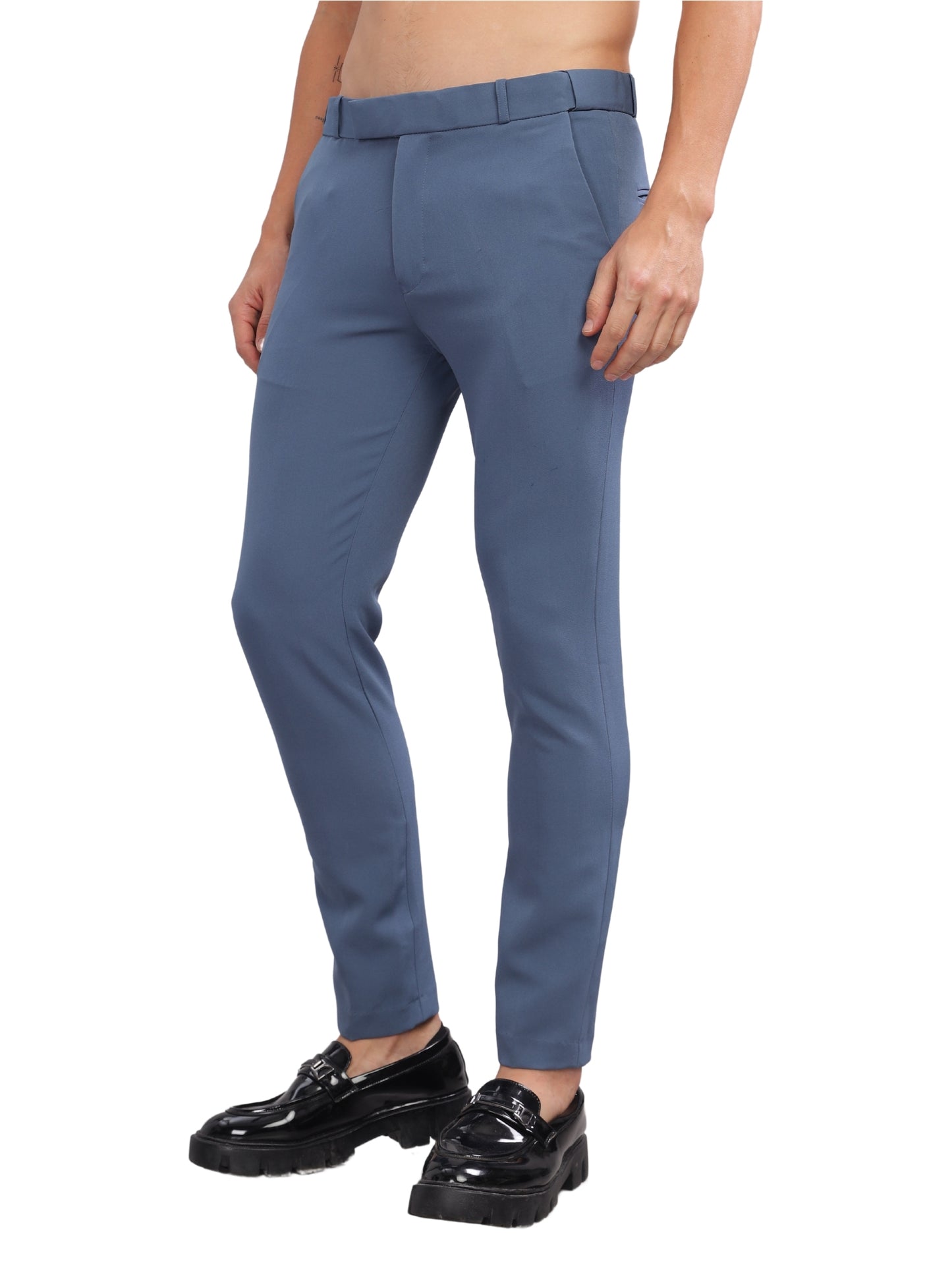 Crystal Blue Flexi Waist Trouser