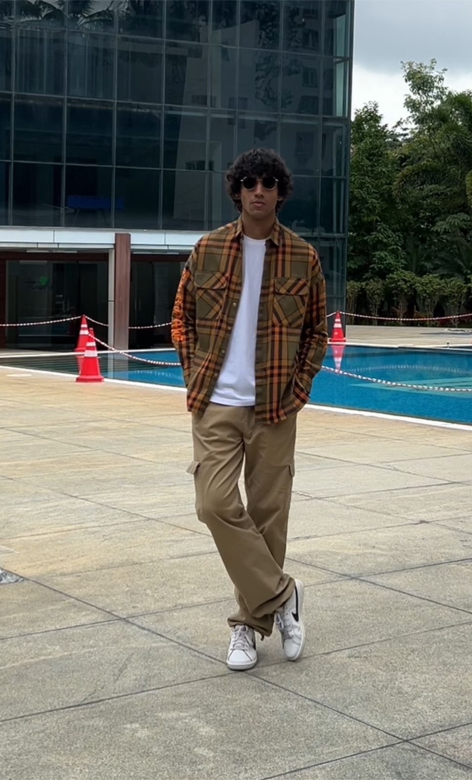 Rust Mustard Checked Shirt