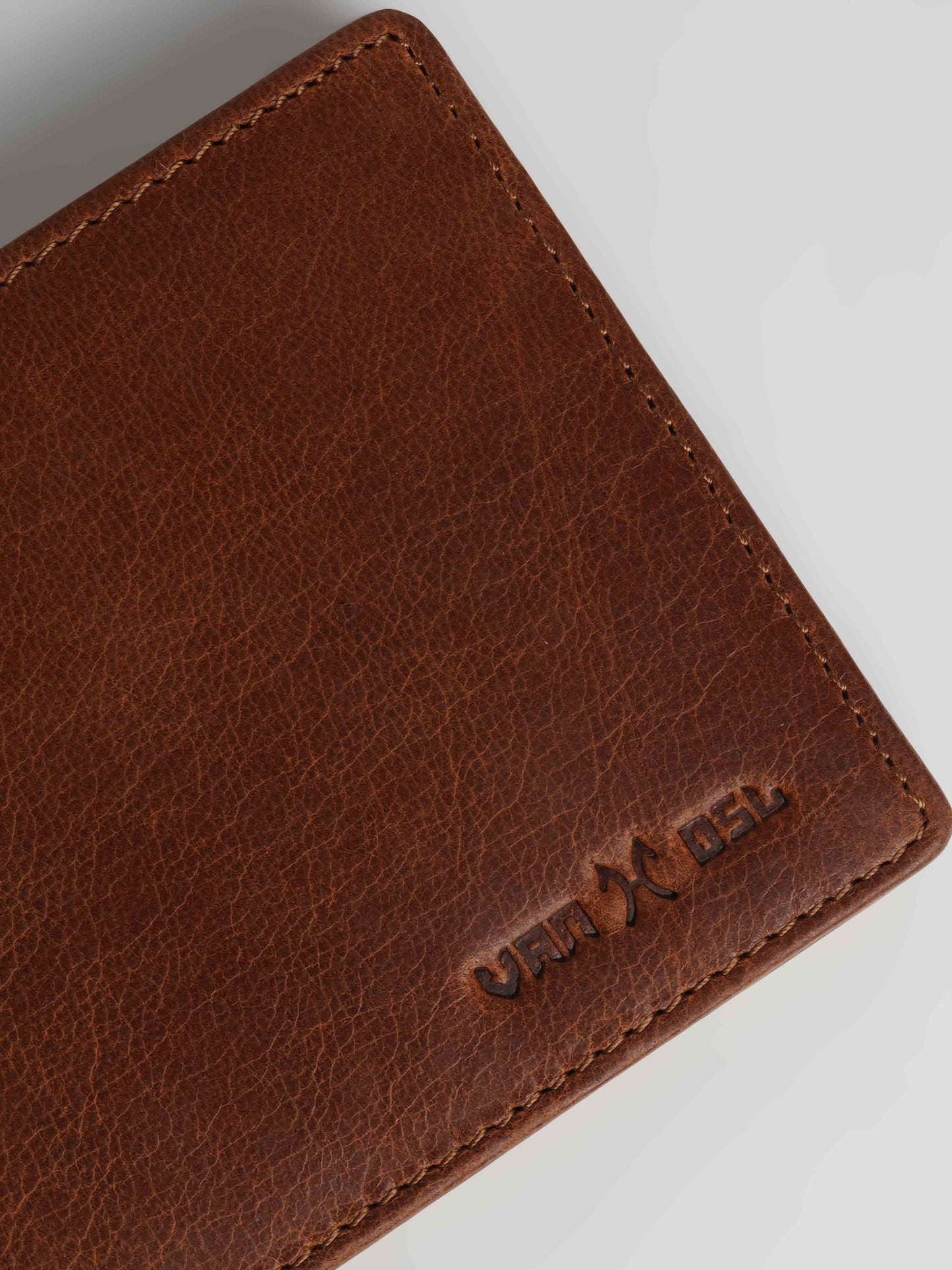 Brown Classic Textured Wallet