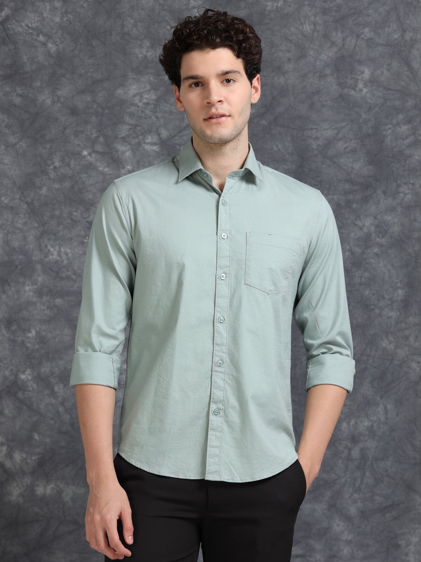 Pistachio Oxford Shirt