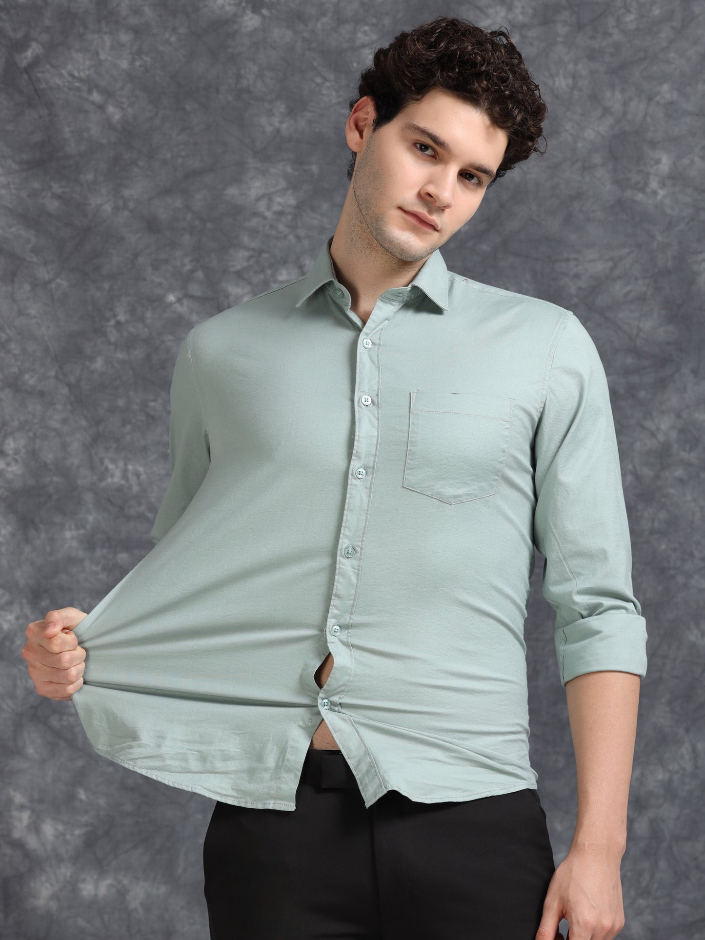 Pistachio Oxford Shirt