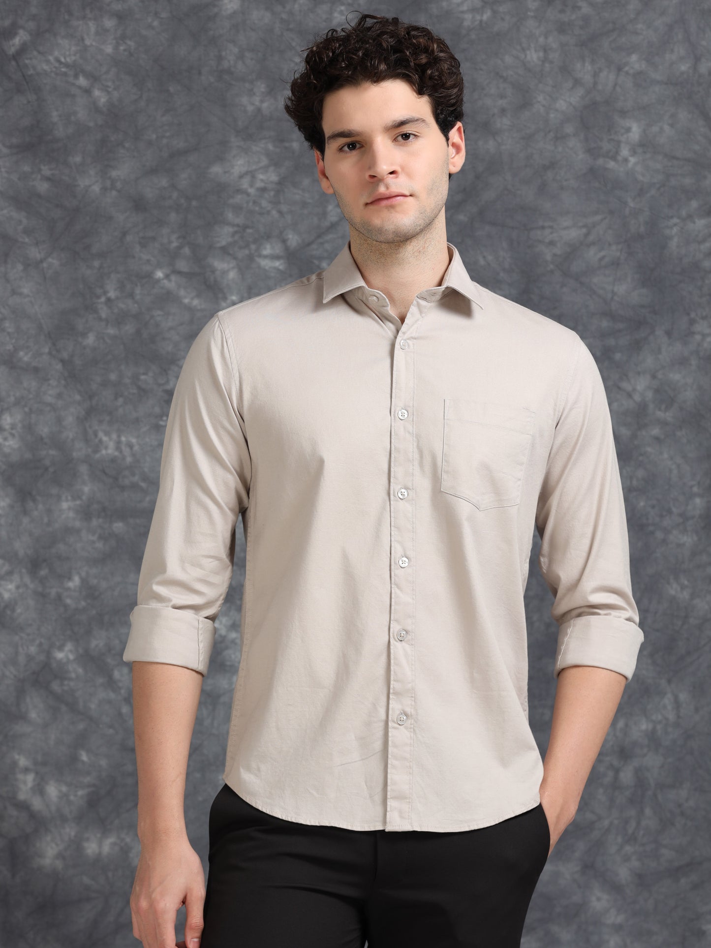 Cream Oxford Shirt