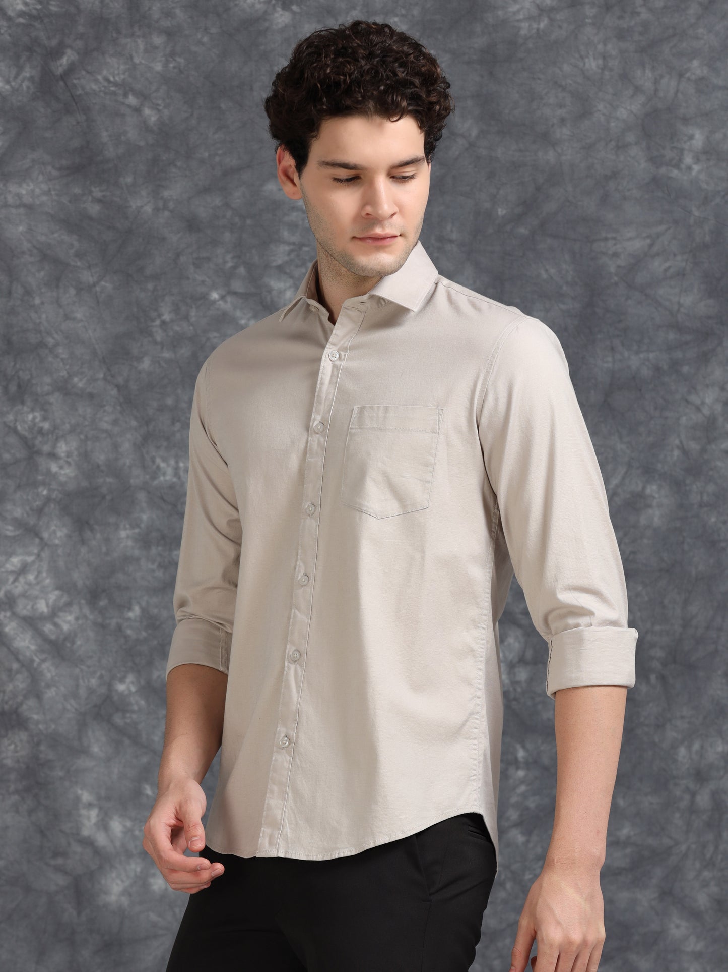 Cream Oxford Shirt