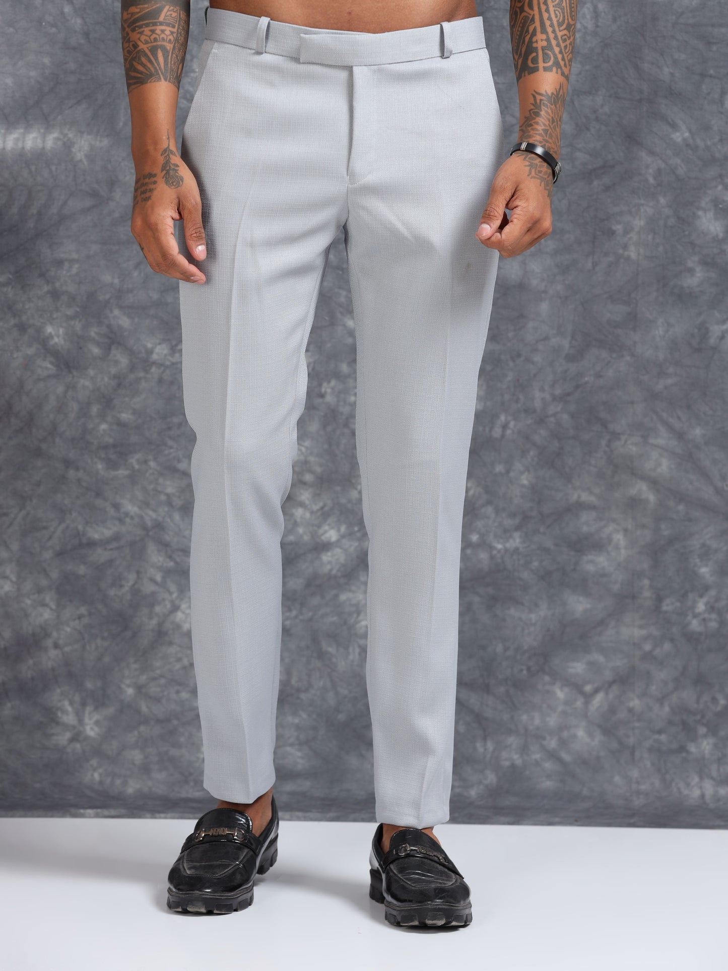 Light Grey Linen Trouser