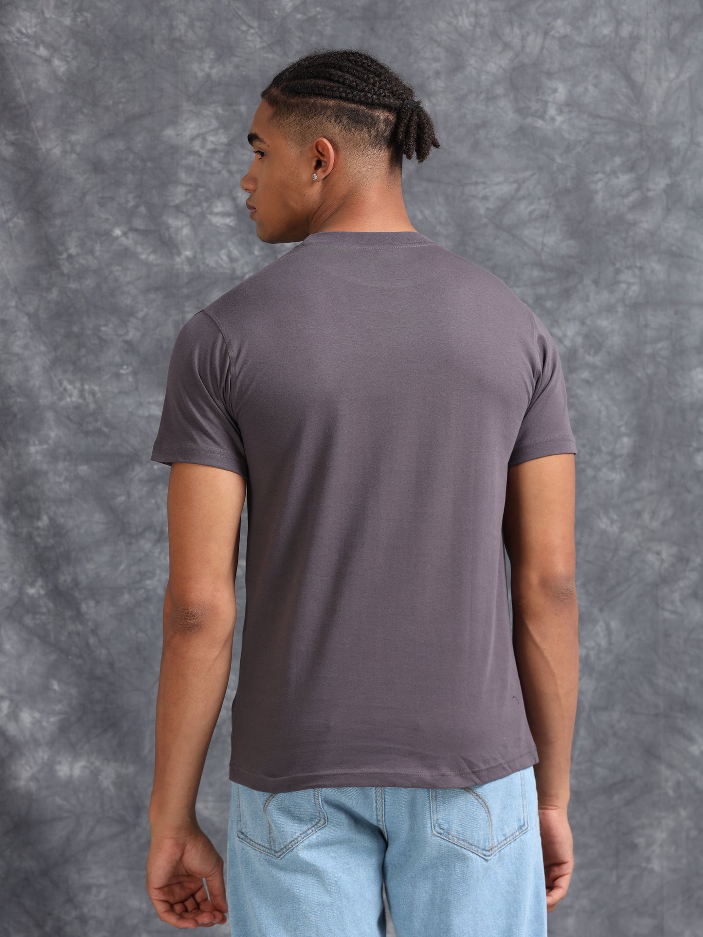 Grey Vibe Printed Tee