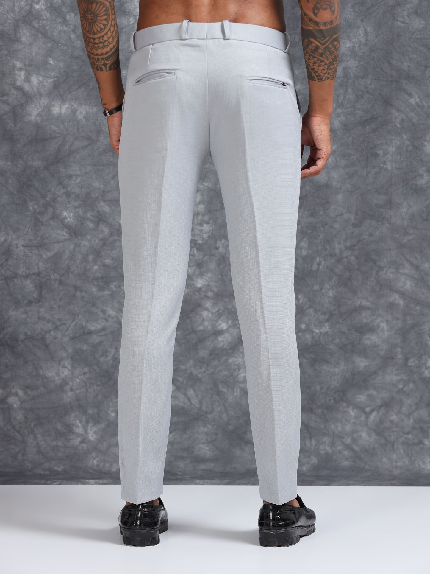 Light Grey Linen Trouser