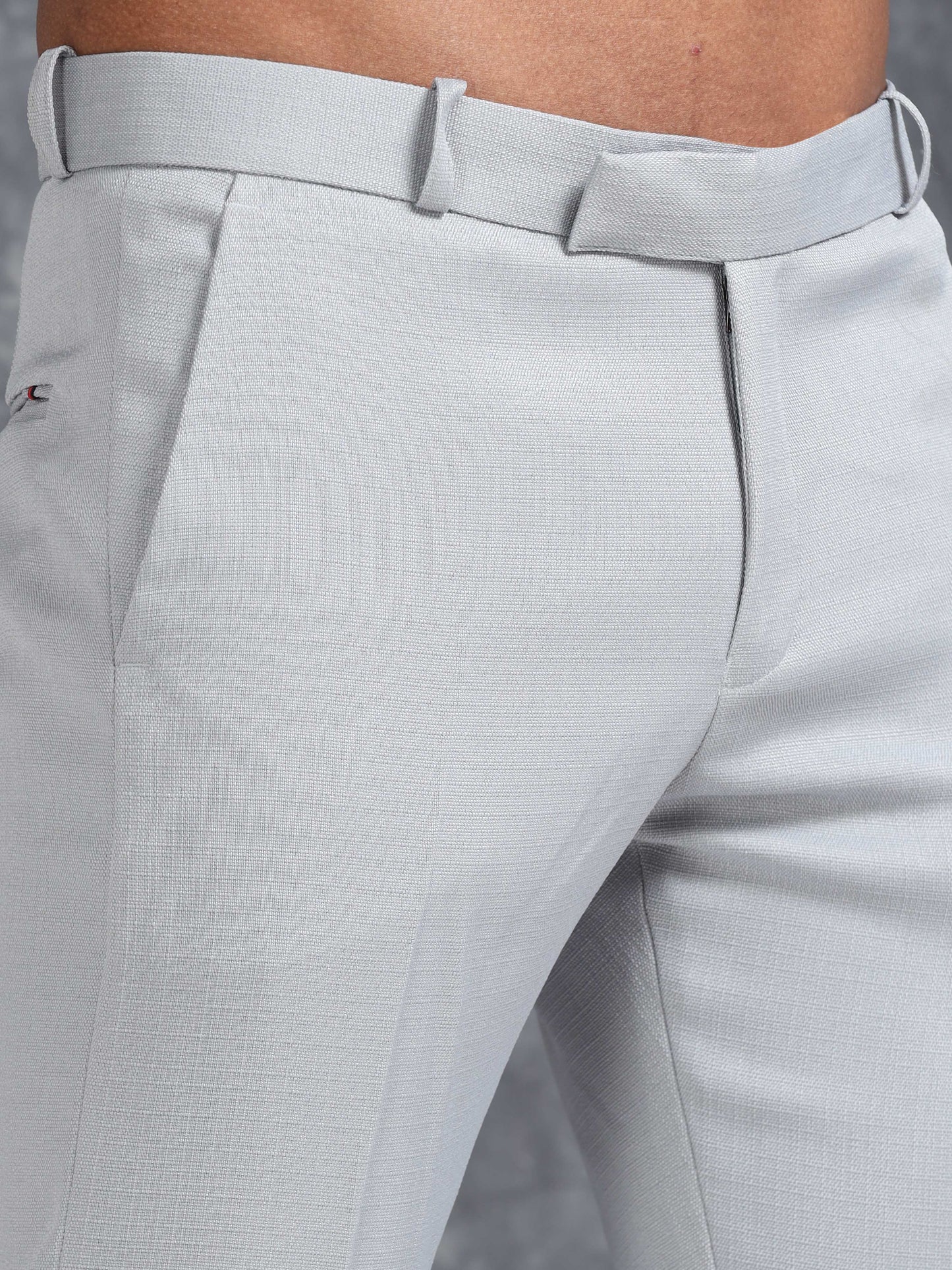 Light Grey Linen Trouser