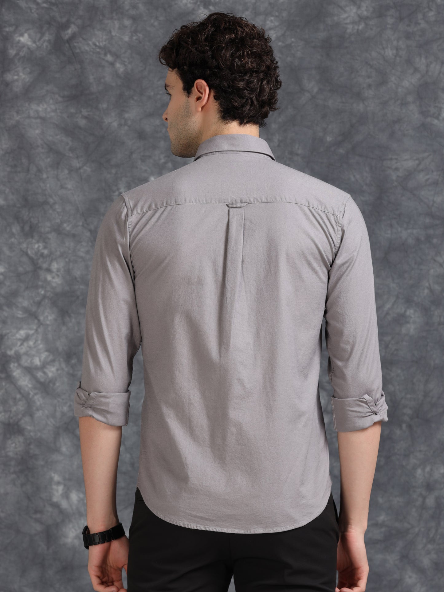 Grey Oxford Shirt