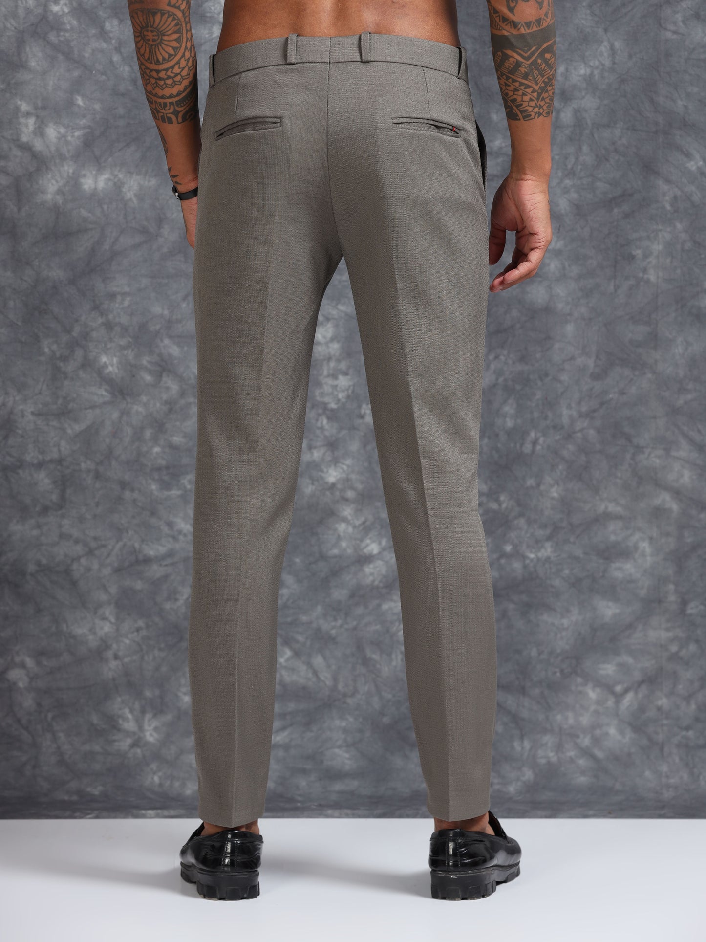 Dark Grey Linen Trouser