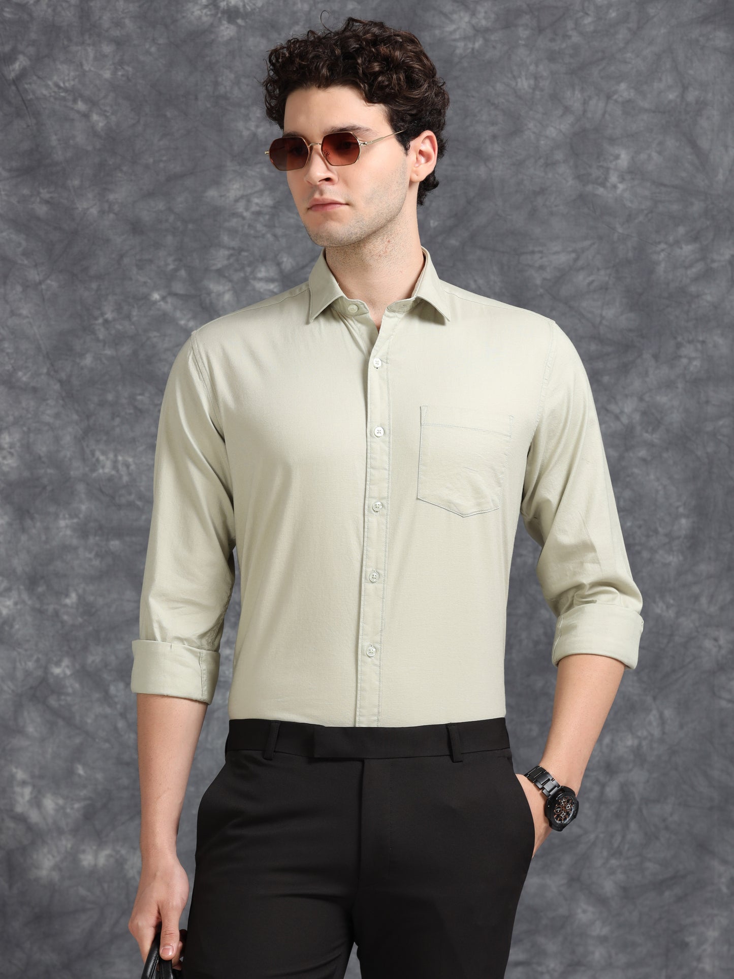 Light Green Oxford Shirt