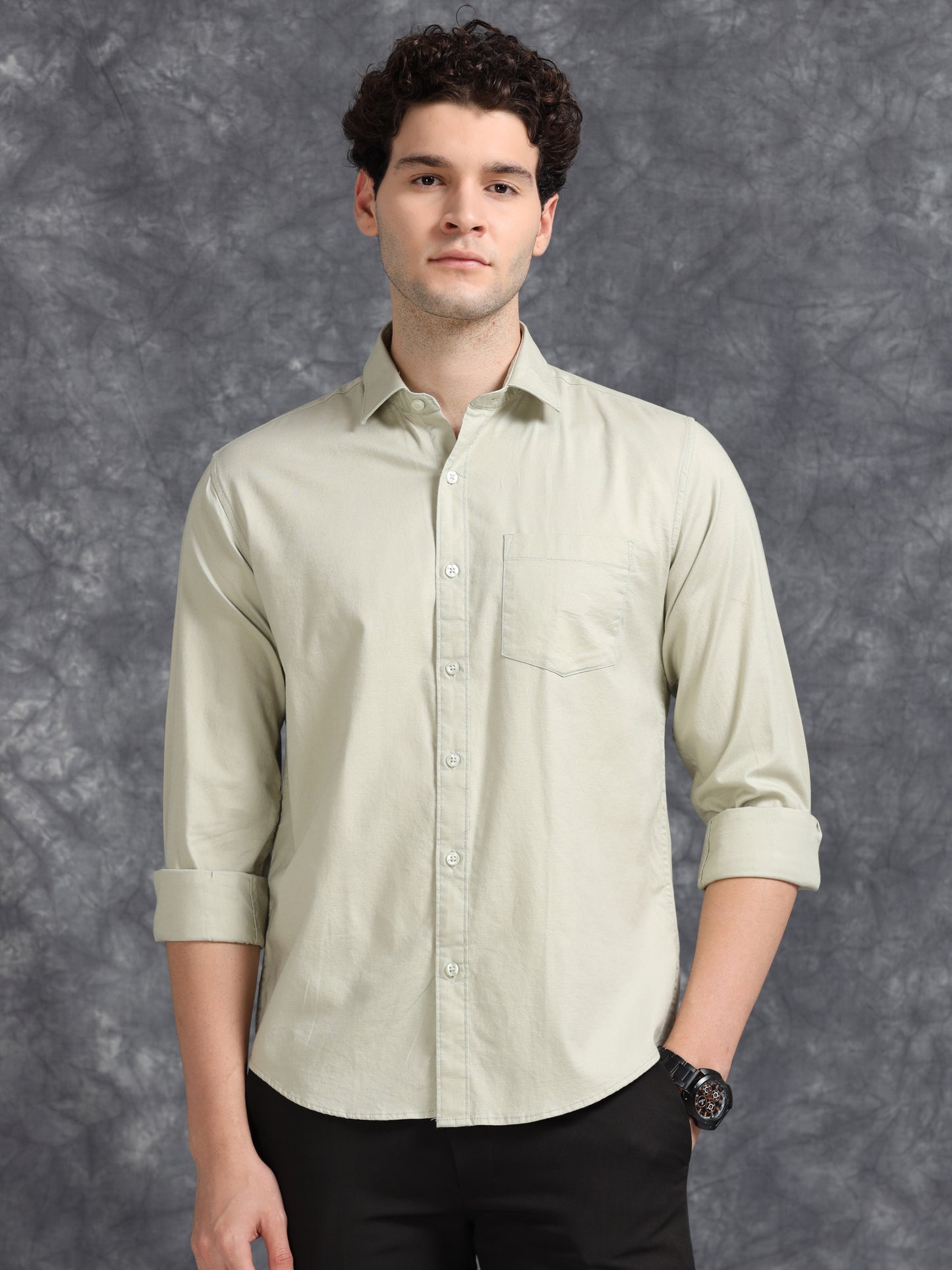 Light Green Oxford Shirt