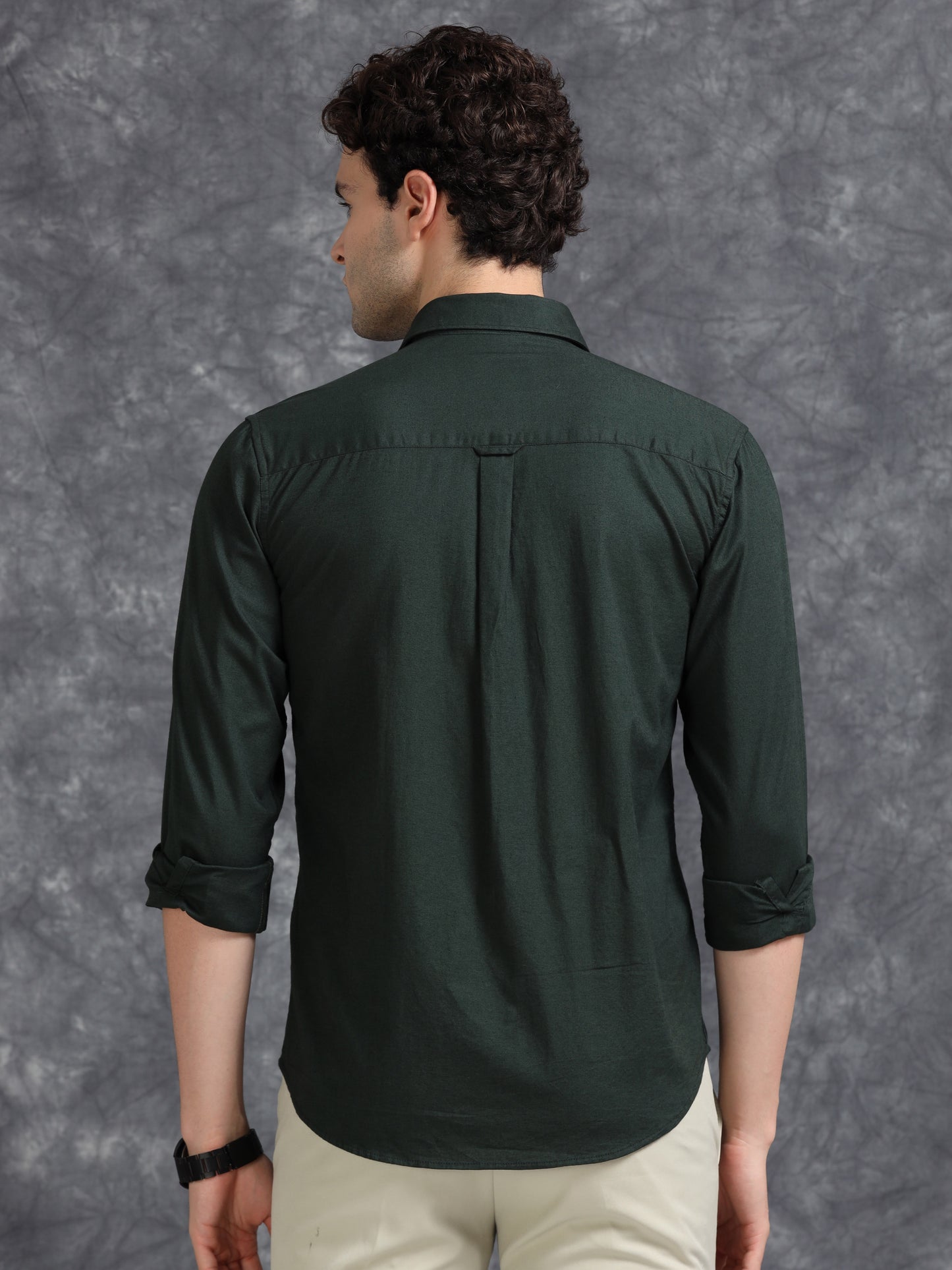 Dark Green Oxford Shirt