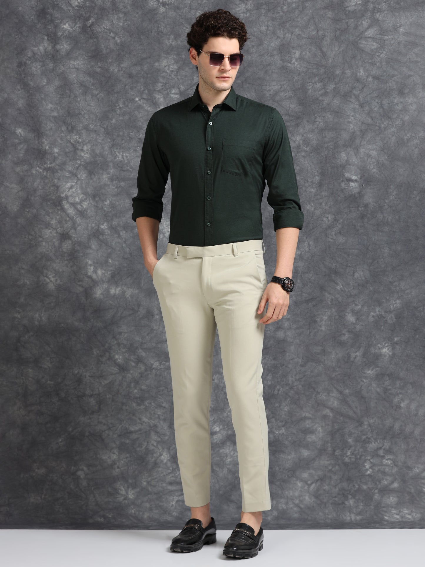 Dark Green Oxford Shirt