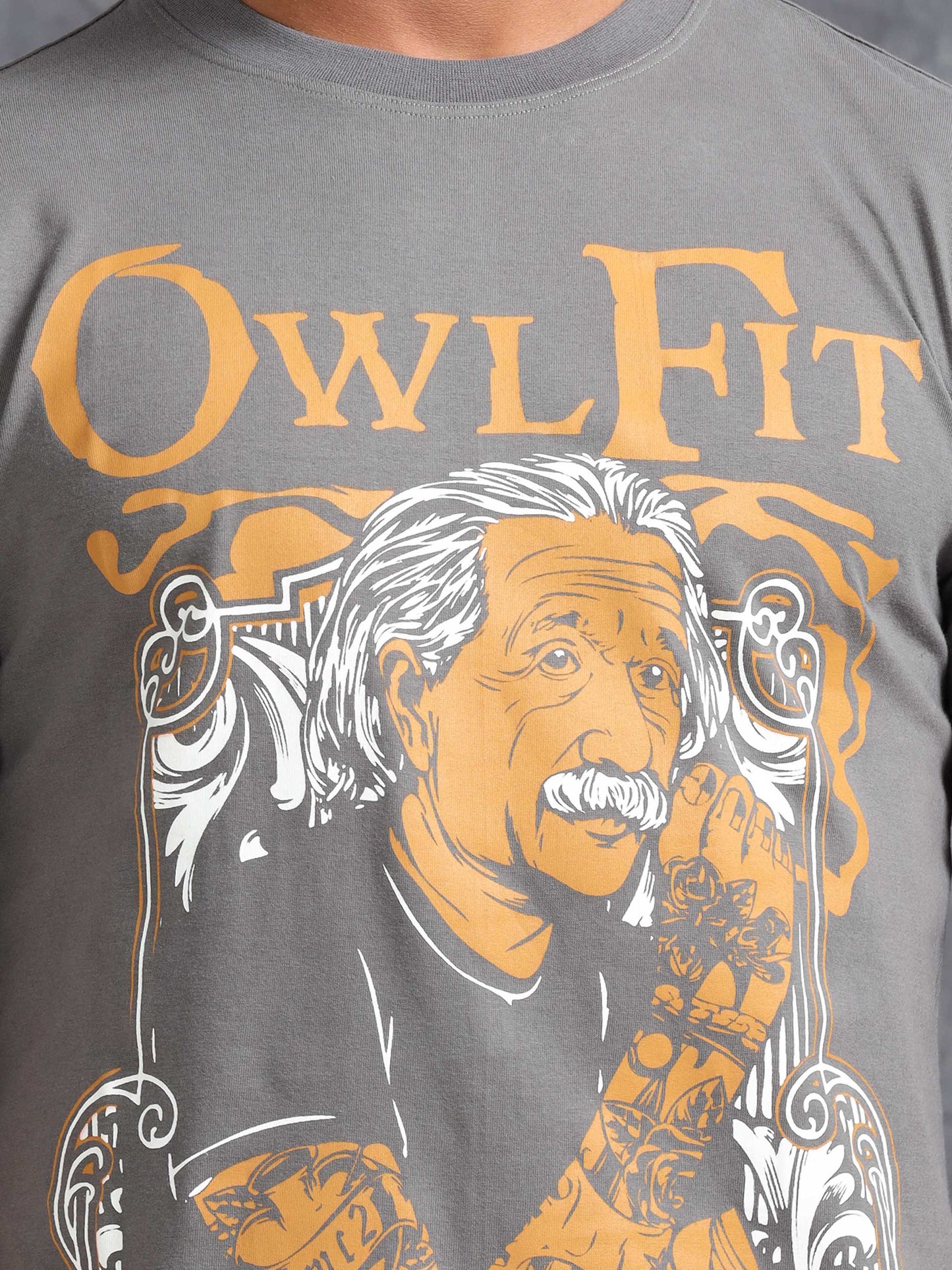 Grey Owl Fit Printed Tee