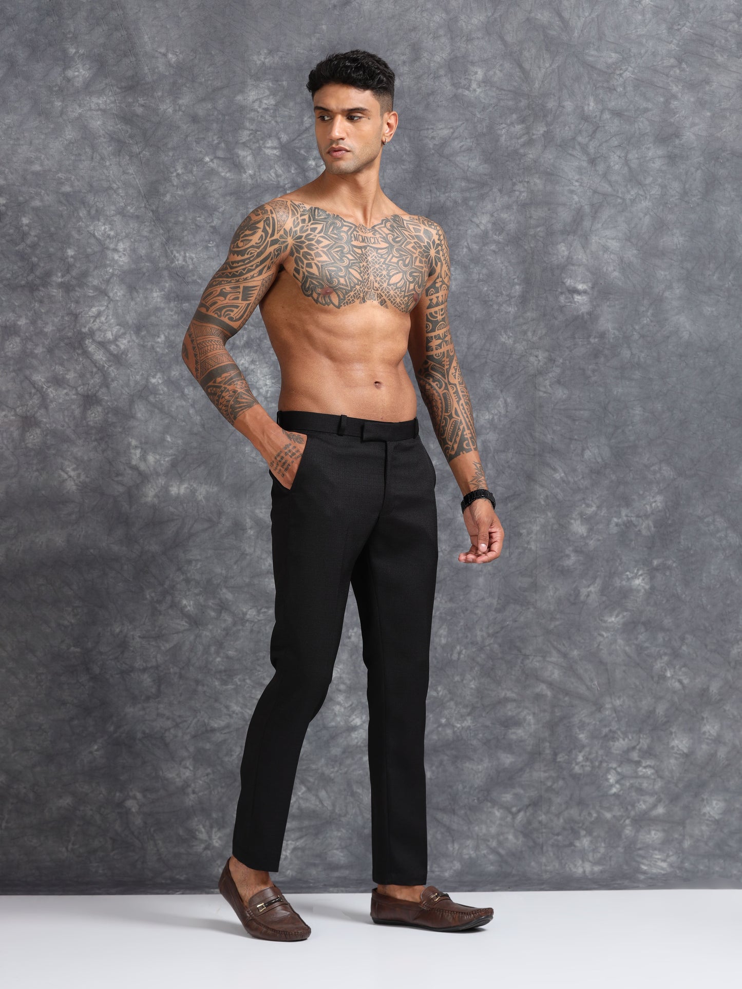 Black Linen Trouser