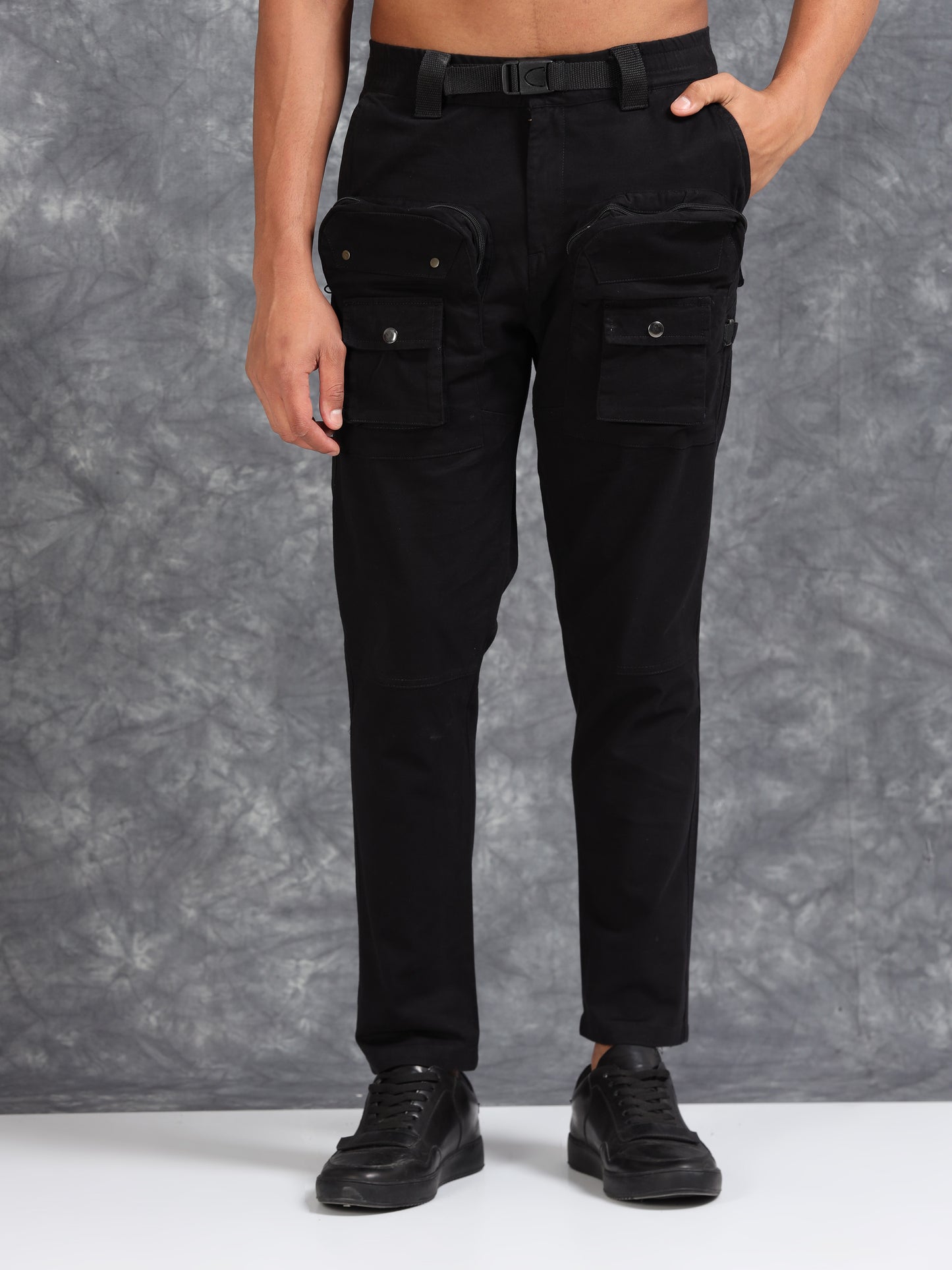ProFit Thigh-Pocket Cargo Pant - Black