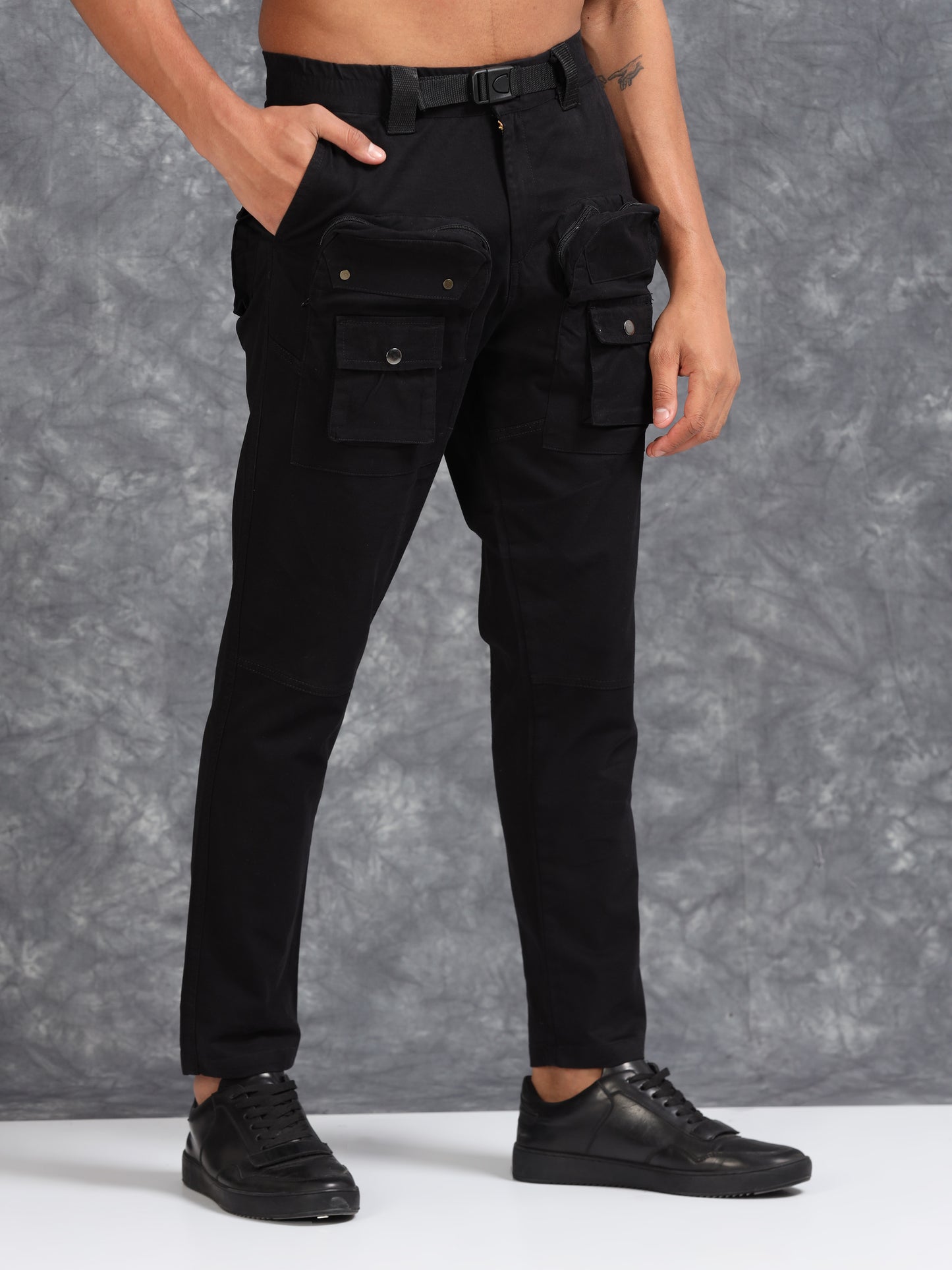 ProFit Thigh-Pocket Cargo Pant - Black