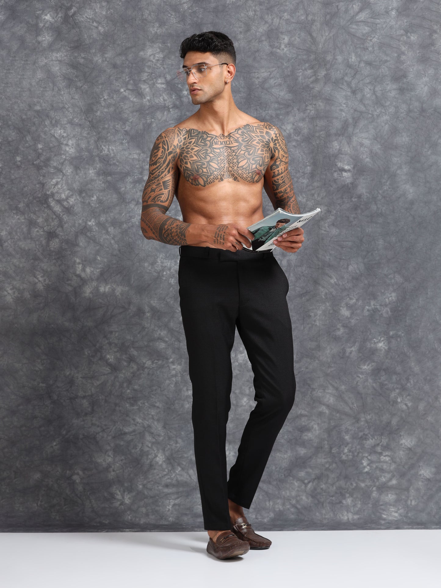 Black Linen Trouser