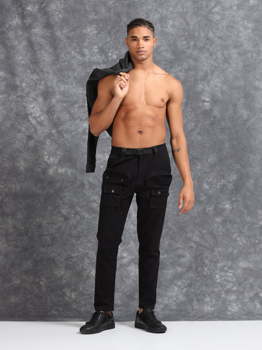 ProFit Thigh-Pocket Cargo Pant - Black