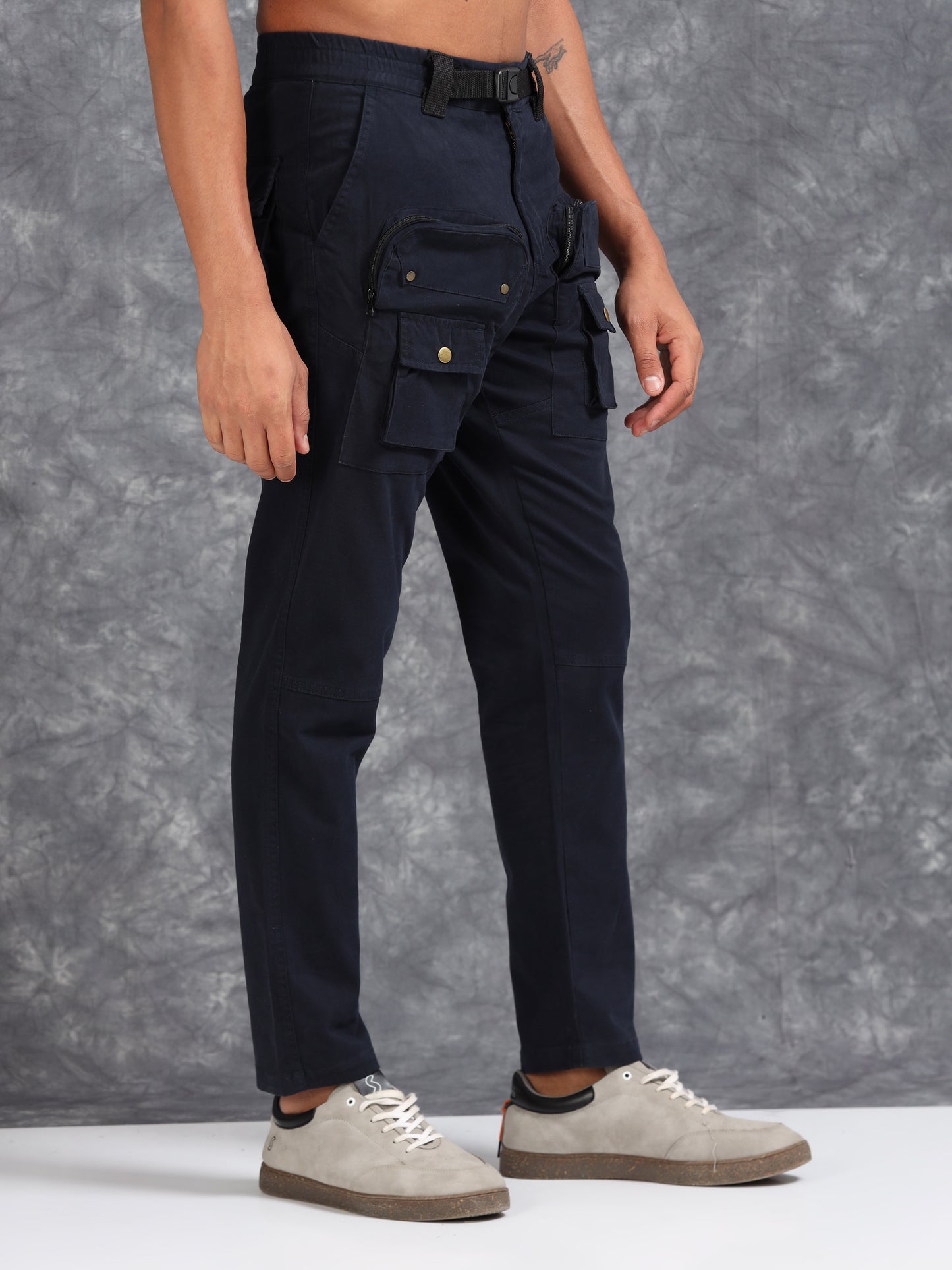 ProFit Thigh-Pocket Cargo Pant - Navy