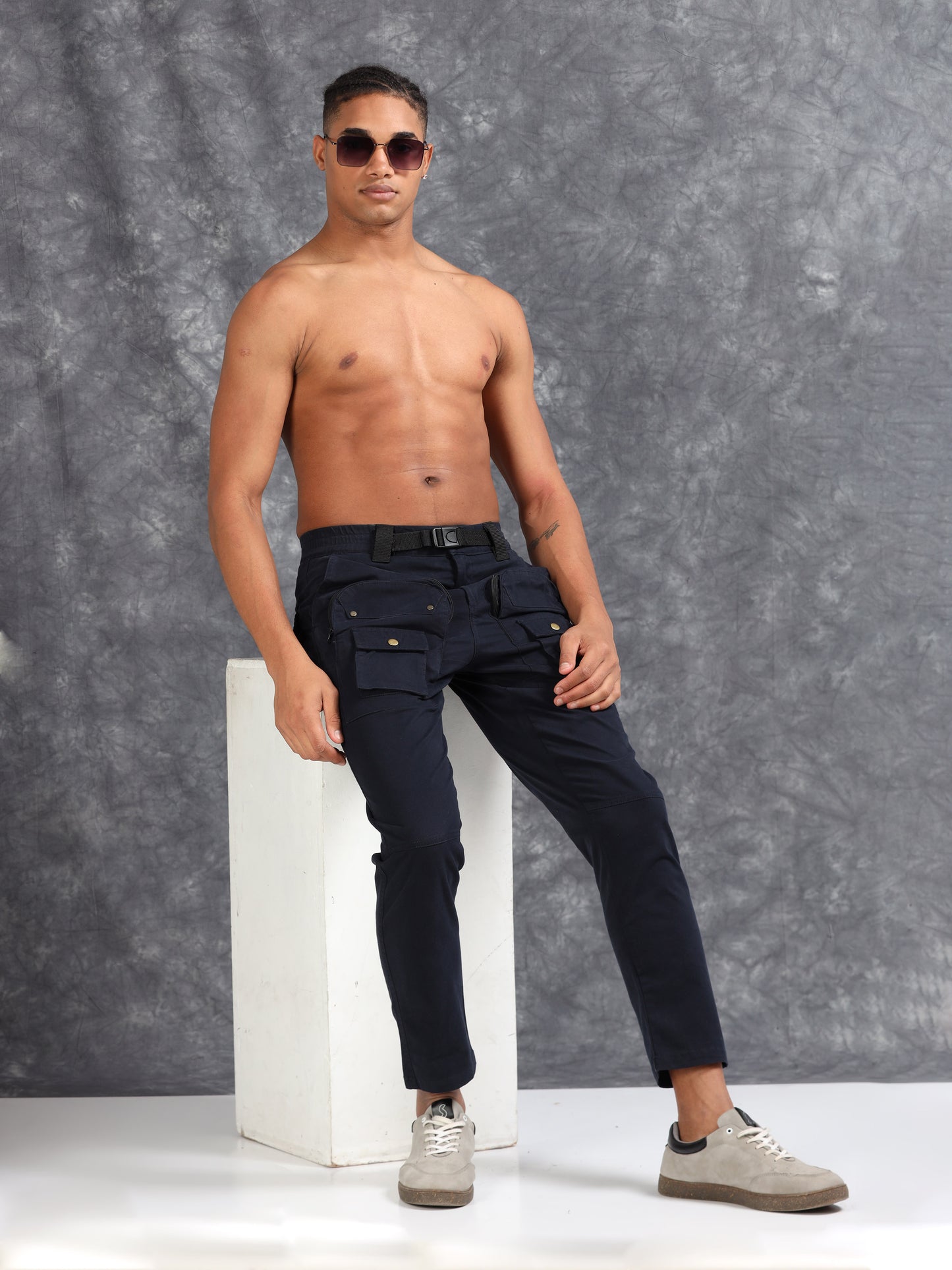 ProFit Thigh-Pocket Cargo Pant - Navy