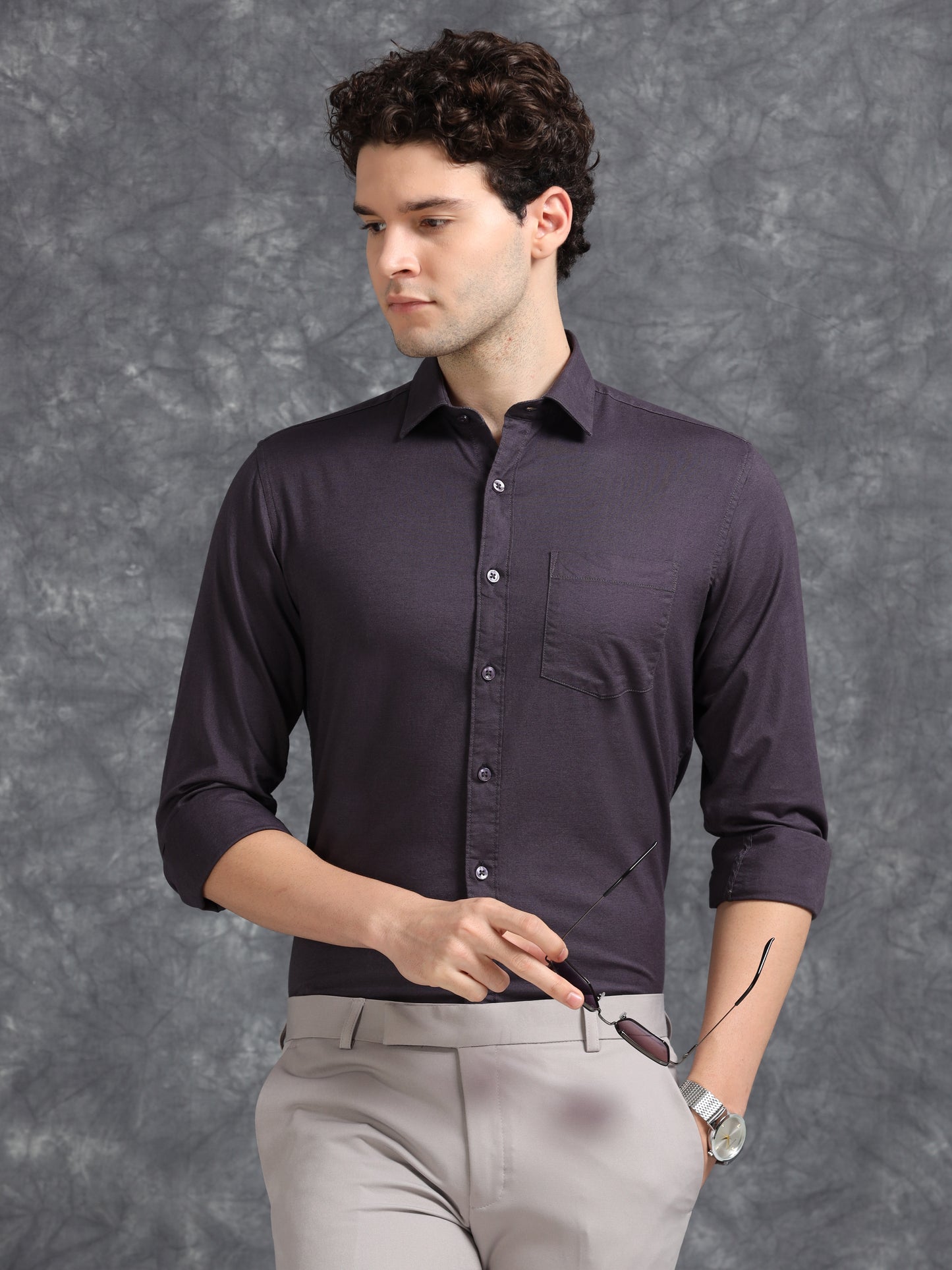 Slate Grey Oxford Shirt