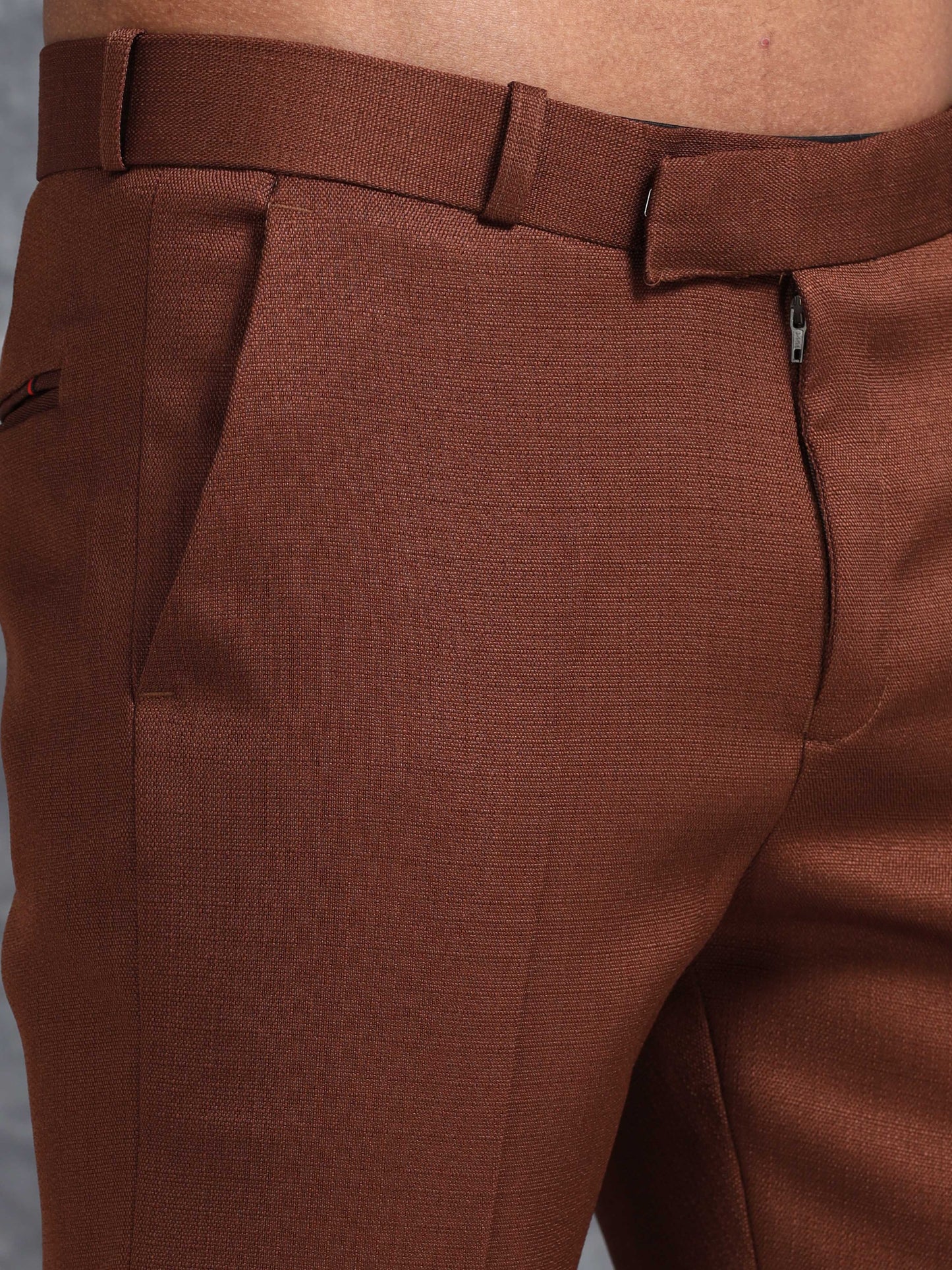 Coco Brown Linen Trouser