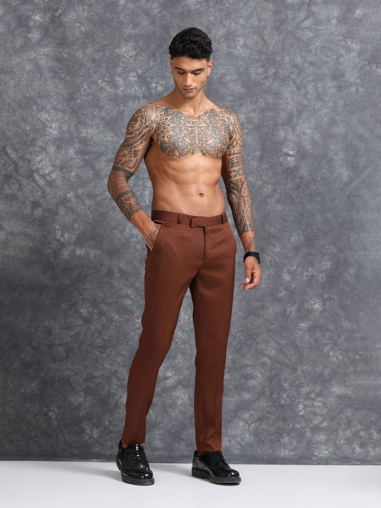 Coco Brown Linen Trouser