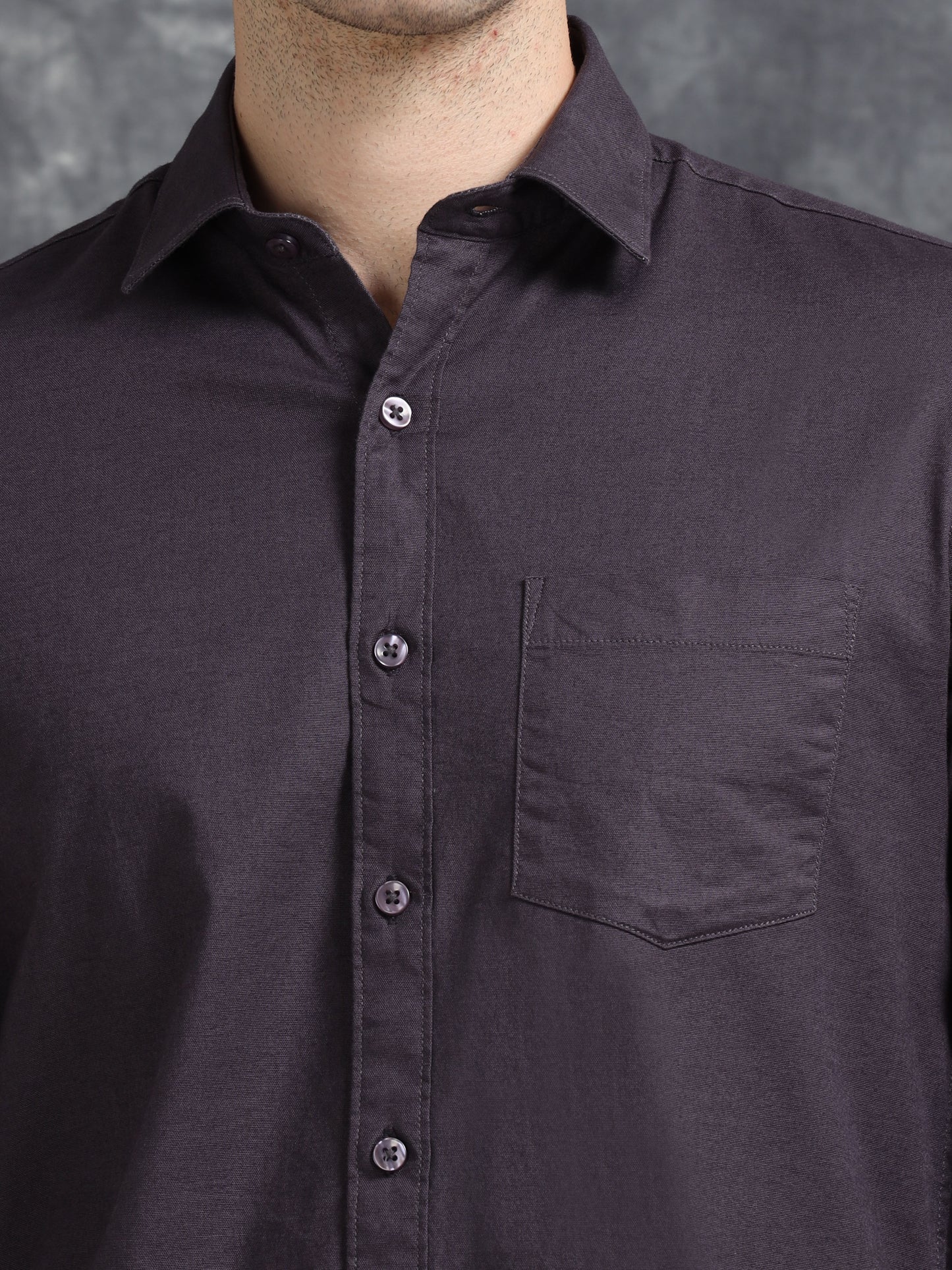Slate Grey Oxford Shirt
