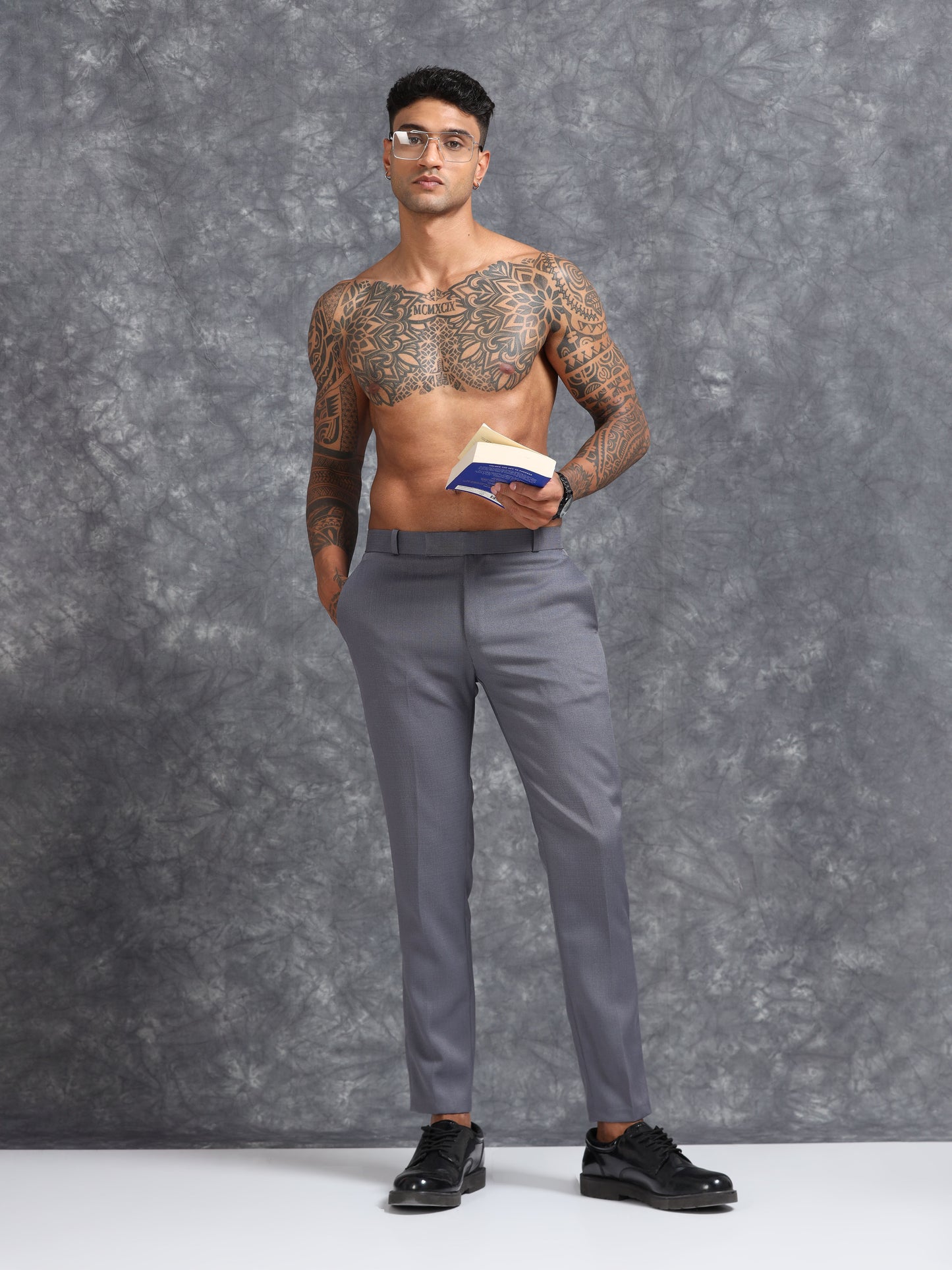 Light Grey Linen Trouser
