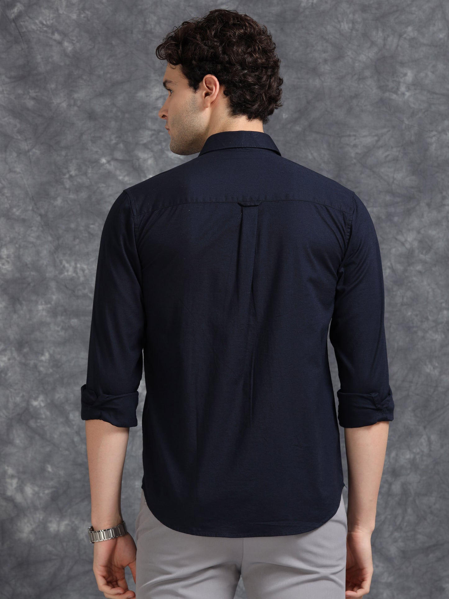 Navy Oxford Shirt