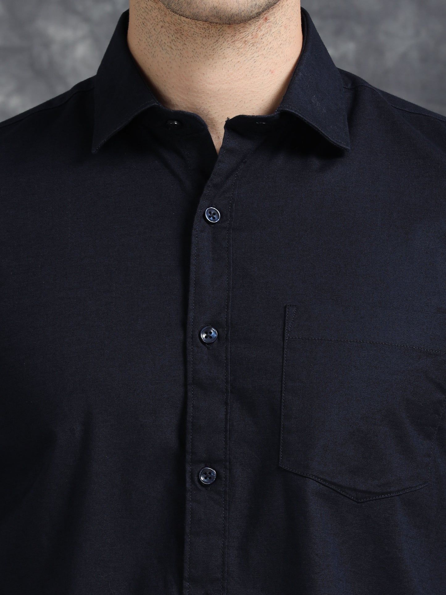 Navy Oxford Shirt