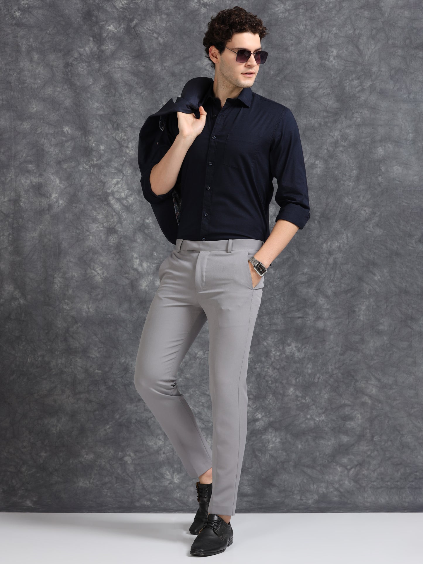 Navy Oxford Shirt