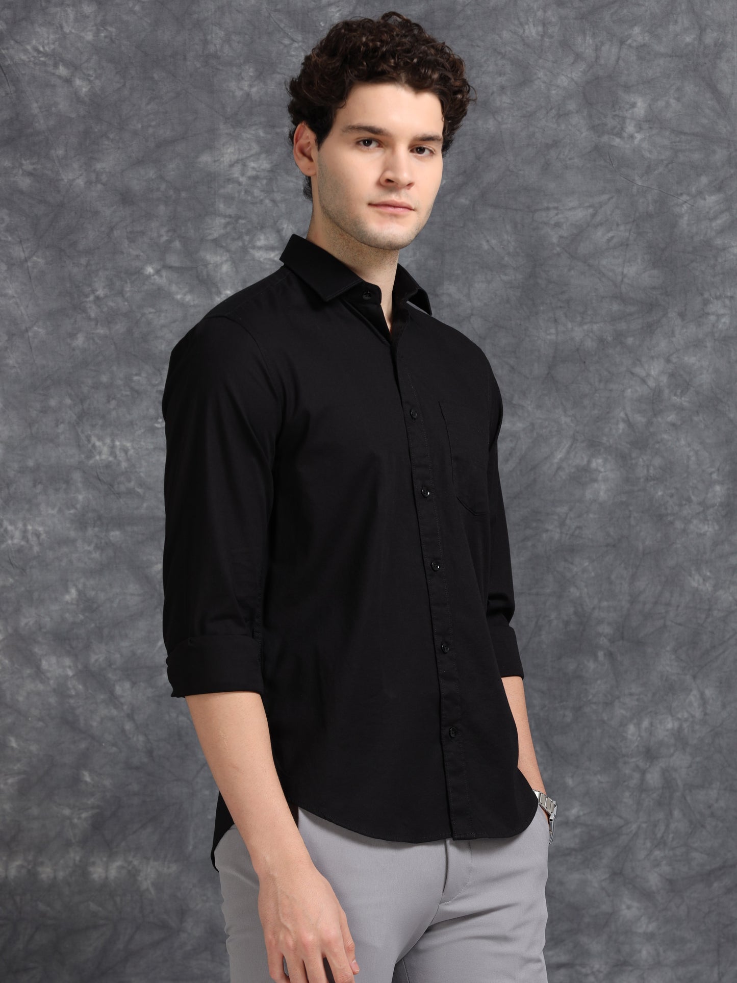 Black Oxford Shirt
